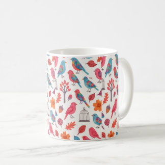Caneca Pássaros e Flores DESING Kaffemugg