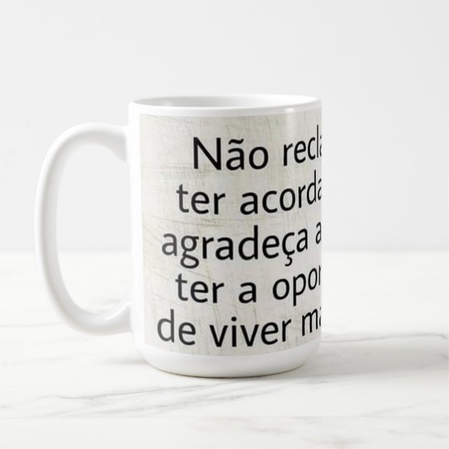 Caneca personalizada Branca  Kaffemugg (Vänster)