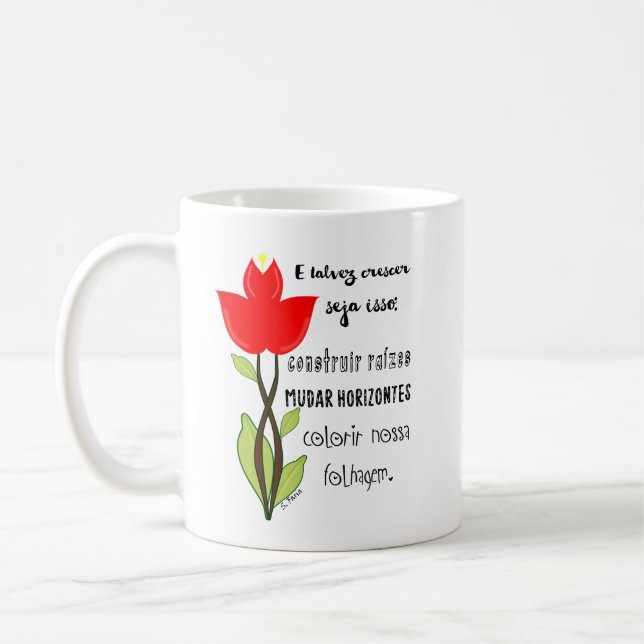 Caneca personalizada com frase e ilustração kaffemugg (Vänster)