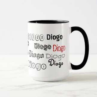 Caneca personalizada com nomes mugg