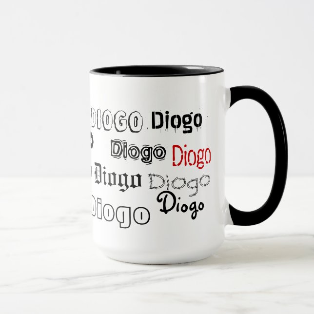 Caneca personalizada com nomes mugg (Höger)