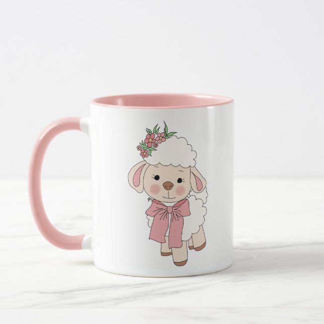 Caneca personalizada de Ovelhinha fofa Mugg (Vänster)