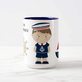 Caneca Personalizada Marinheiro Två-Tonad Mugg