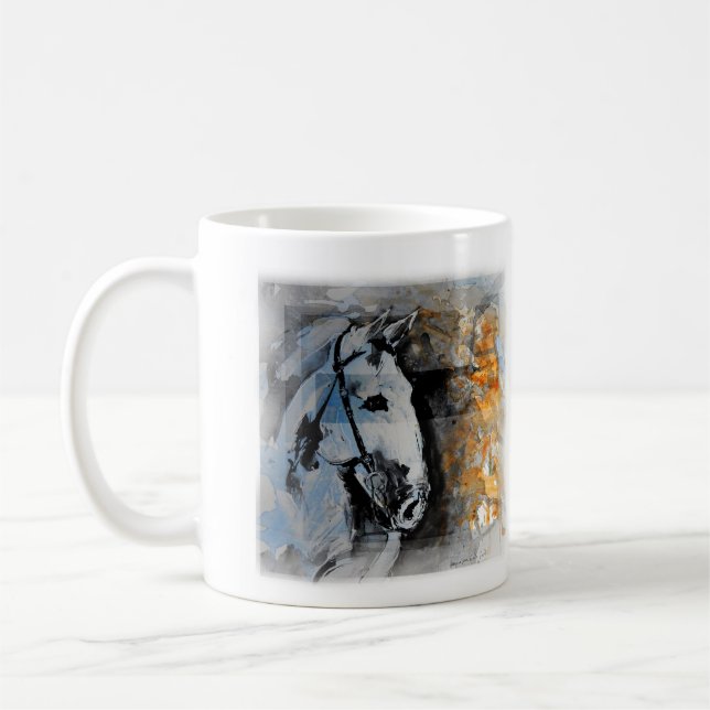 Caneca Pintura de Cavalo Kaffemugg (Vänster)
