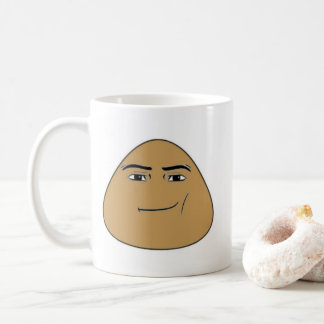caneca pou com rosto de homem kaffemugg