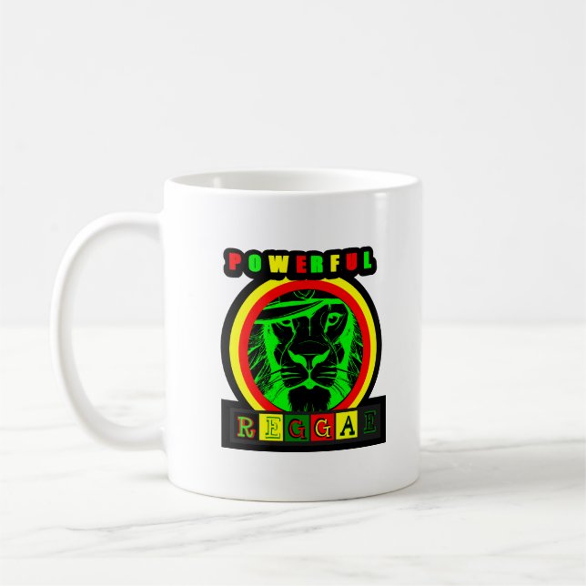 Caneca Powerful Reggae Kaffemugg (Vänster)