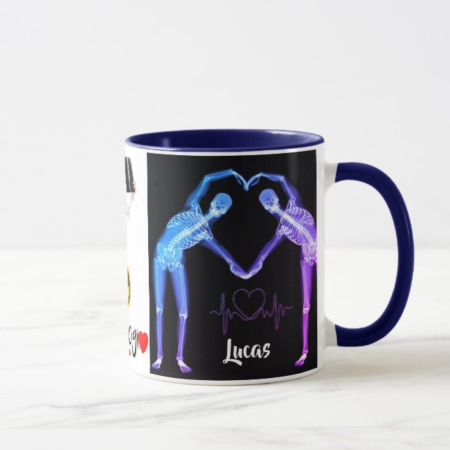 Caneca Profissão Radiologia Mugg (Höger)