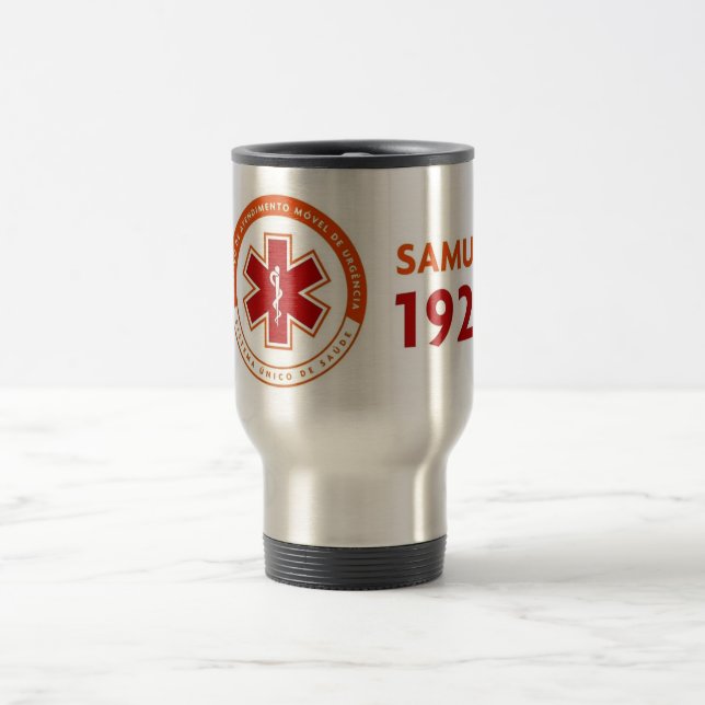 Caneca térmica logomarca SAMU 192 Resemugg (Center)
