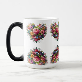 CANECA TRANSMUTAÇÃO - CORAÇÃO FLORES MAGISK MUGG