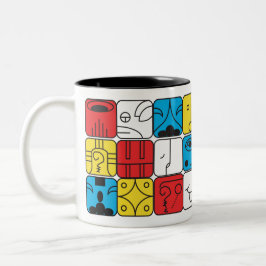 Caneca Tzolkin Kin 20 Selos Två-Tonad Mugg