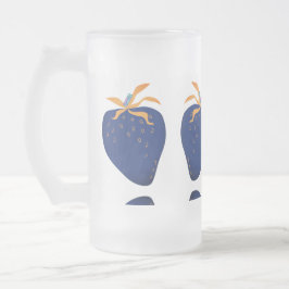 CANECA VIDRO FOSCO - DESIGN ABSTRATO FROSTAT ÖLGLAS