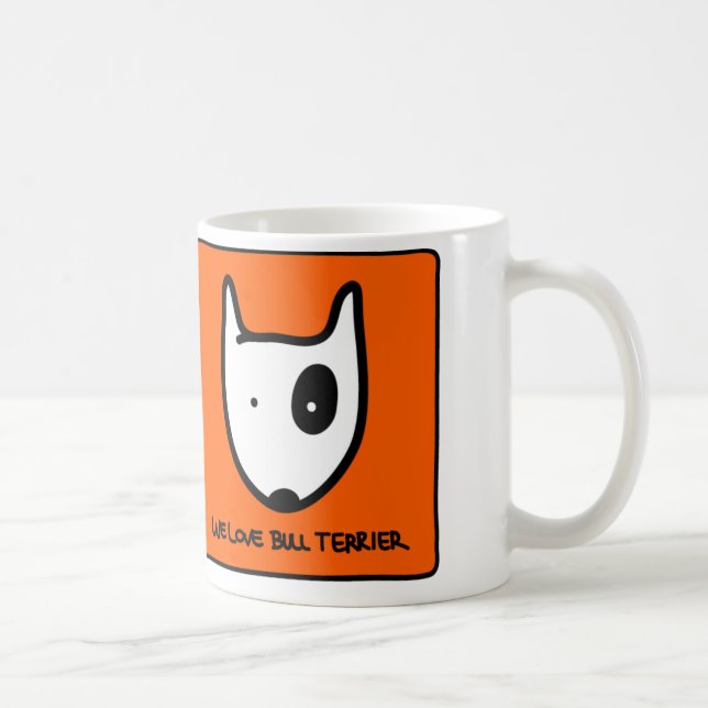 Caneca We Love Bull Terrier Kaffemugg (Höger)