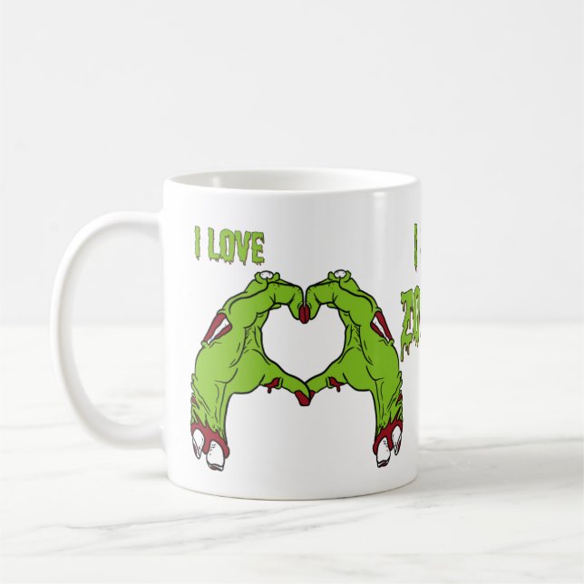 caneca Zombie Love Kaffemugg (Vänster)