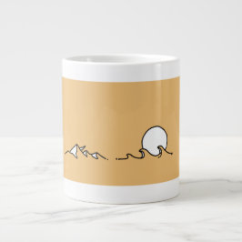 Canecas Specialty art minimalist sea summer Jumbo Mugg