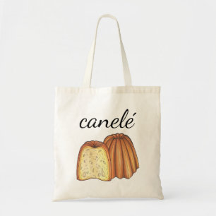Canelé Fransk Pastry Chef Pâtisserie Bakery Food Tygkasse