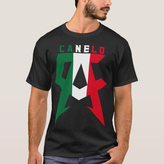Canelo manar Mexico för mästerskap för Alvarez T Shirt (Framsida)
