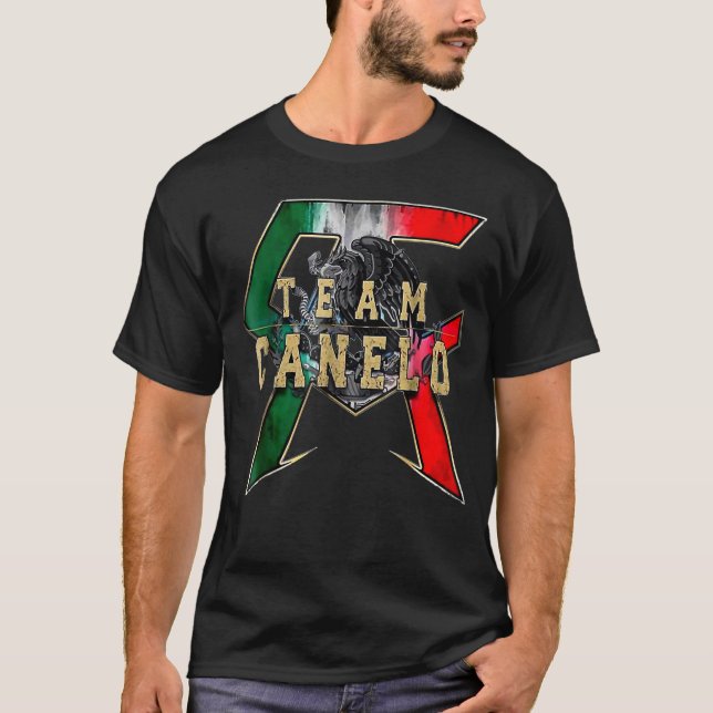 Canelos Funny Saul Alvarez Boxer T-Shirt  (Framsida)