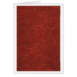 Canen av öppnade maskar hälsningskort