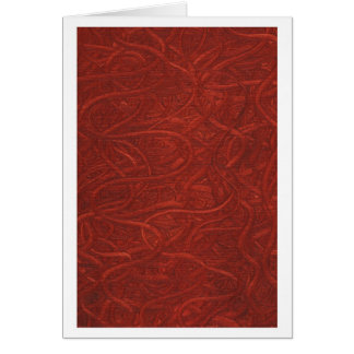 Canen av öppnade maskar hälsningskort