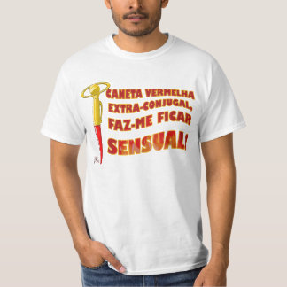 Caneta Vermelha Extra-Conjugal Tee Shirt