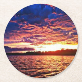 Caney Sjö Underlägg Papper Rund