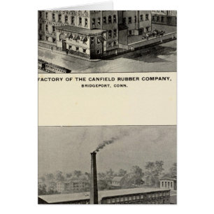Canfield Rubber Co. Hälsningskort