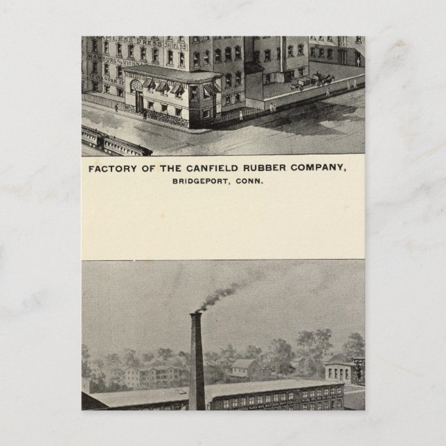 Canfield Rubber Co Vykort (Framsida)