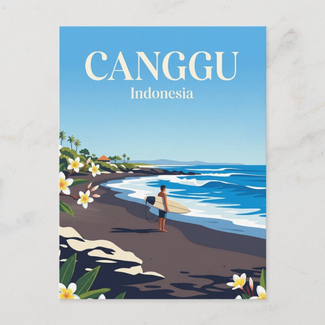 Canggu Indonesien Vykort (Framsida)