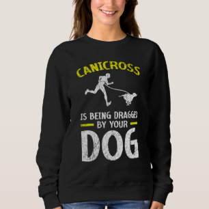 Canicross dras av din Hund för 5 000 varv T Shirt
