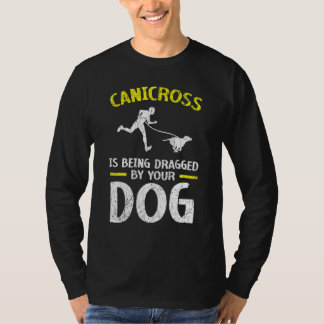 Canicross dras av din Hund för 5 000 varv T Shirt