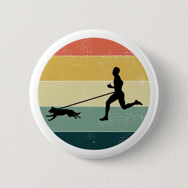 Canicross Trail Running Springer Hund Sport Knapp (Framsida)