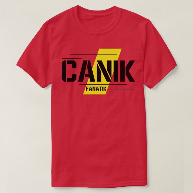 Canik Fanatik White Gult TShirt T Shirt (Design framsida)