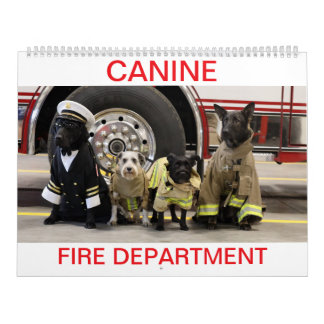 Canine Fire Department Calendar Kalender
