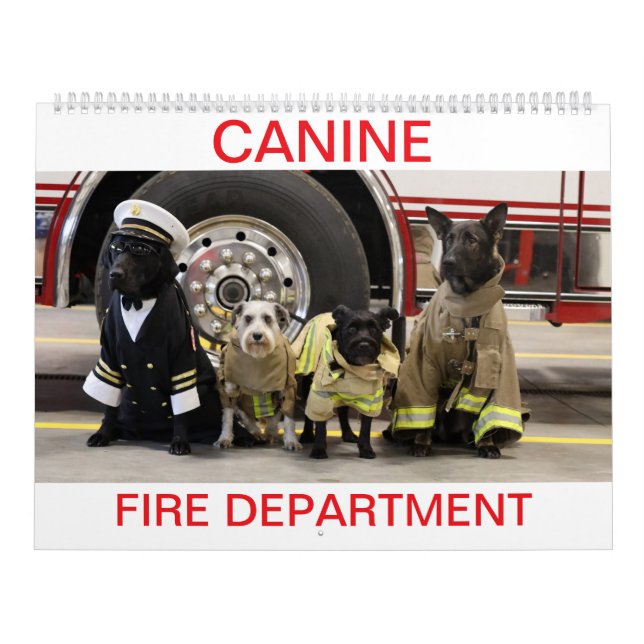 Canine Fire Department Calendar Kalender (Omslag)