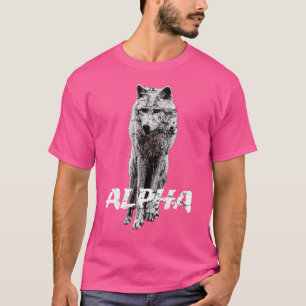 Canis Lupis är en unik stark Alfa-Varg T Shirt