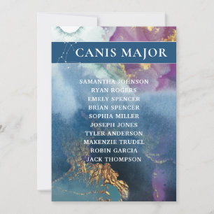 Canis Major Bordsnummer Celestial Seisal Chart