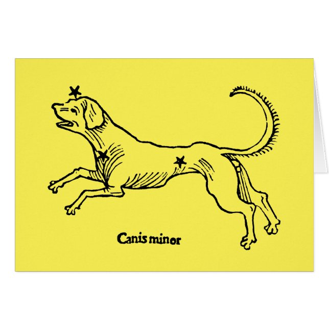 Canis Minor, 1482 OBS Kort (Framsidan Horizontal)