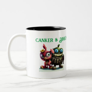 Canker & Dinky Classic Två-Tonad Mugg