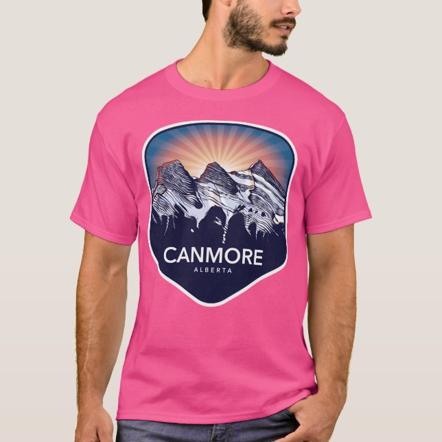 Canmore Alberta Kanada T Shirt (Framsida)