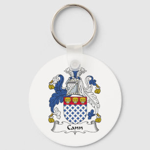 Cann Family Crest Nyckelring