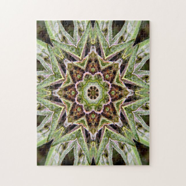 Canna-Mandala.. Pussel (Vertikal)