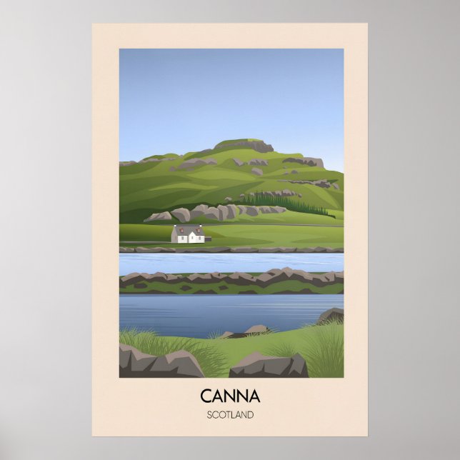 Canna Skottland Resposter Poster (Framsidan)