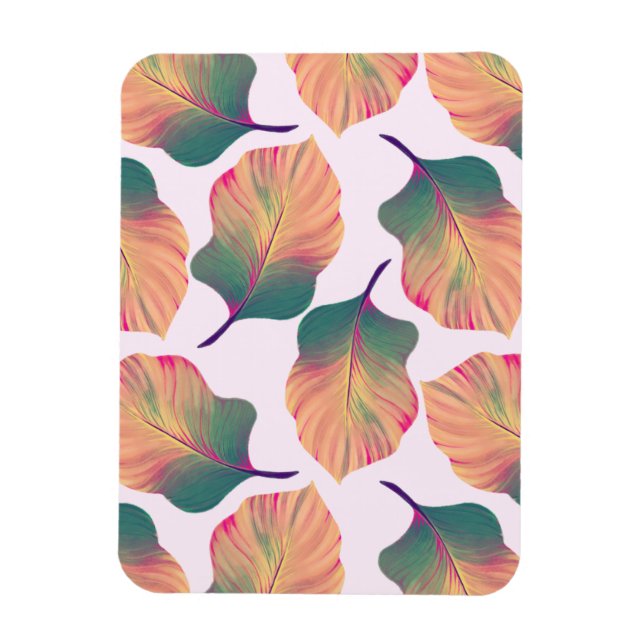 Canna Tropicanna Löv i Pastel Magnet (Vertikal)