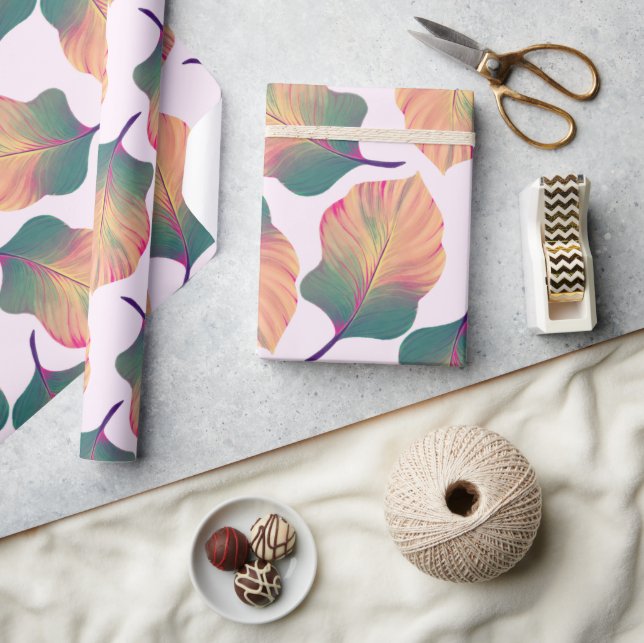Canna Tropicanna Löv i Pastel Presentpapper (Hantverk)