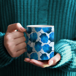 Canna Tropicanna Tropical Löv in Blue Kaffemugg