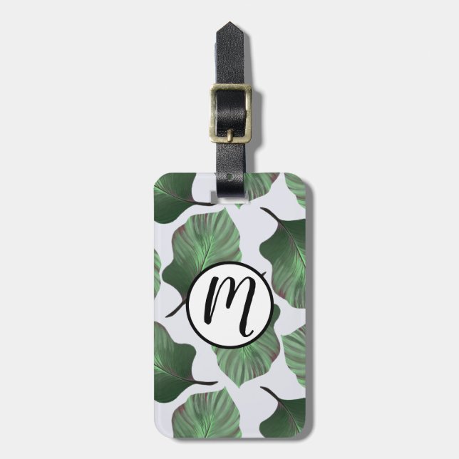 Canna Tropicanna Tropical Lövs, Grönt Bagagebricka (Vertikal Framsida)