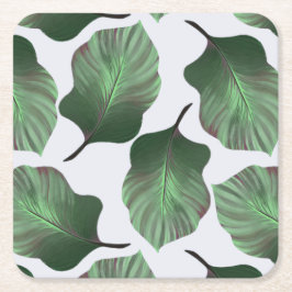 Canna Tropicanna Tropical Lövs, Grönt Underlägg Papper Kvadrat