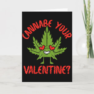 Cannabe din valentin dag marijuana stoner  kort