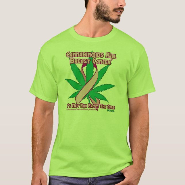 Cannabinoids dödacancer tee shirt (Framsida)