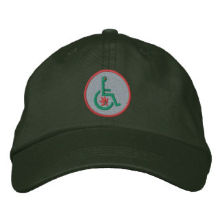 Cannabuds™ Mörk Gräs Manar Baseball Softball Cap Broderad Keps